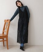 【ブージュルード/Bou Jeloud】のコードレースVネックキャミワンピース 人気、トレンドファッション・服の通販 founy(ファニー) ファッション Fashion レディースファッション WOMEN ワンピース Dress キャミワンピース No Sleeve Dresses おすすめ Recommend インナー Inner デニム Denim フロント Front ボトム Bottom レース Race 再入荷 Restock/Back In Stock/Re Arrival thumbnail BLACK|ID: prp329100004137719 ipo3291000000028424640