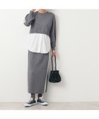 【デッサン/Dessin】の【セットアップ企画・洗える】シャツ付きニット スカート 人気、トレンドファッション・服の通販 founy(ファニー) ファッション Fashion レディースファッション WOMEN セットアップ Setup スカート Skirt ストレッチ Stretch セットアップ Set Up センター Center ボトム Bottom 洗える Washable thumbnail グレー|ID: prp329100004137726 ipo3291000000028341285