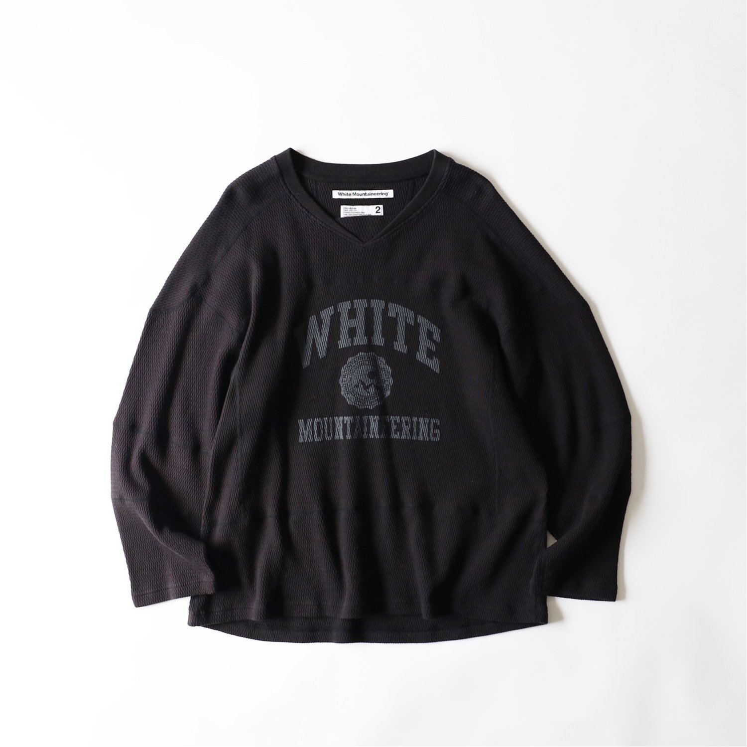 【ホワイト マウンテニアリング/White Mountaineering / MEN】のDRY THERMAL HOCKEY T-SHIRT インテリア・キッズ・メンズ・レディースファッション・服の通販 founy(ファニー) 　ファッション　Fashion　メンズファッション　MEN　2023年　2023　2023春夏・S/S　Ss,Spring/Summer,2023　S/S・春夏　Ss・Spring/Summer　サーマル　Thermal　フロント　Front　プリント　Print　夏　Summer　BLACK|ID: prp329100004137727 ipo3291000000028812329