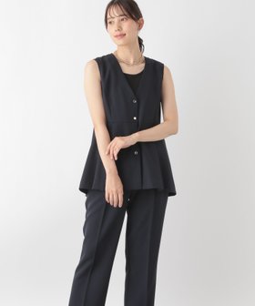 【グローバルワーク/GLOBAL WORK】 ペプラムジレ*パンツSET/137549人気、トレンドファッション・服の通販 founy(ファニー) ファッション Fashion レディースファッション WOMEN アウター Coat Outerwear インナー Inner オケージョン Occasion トレンド Trend ペプラム Peplum ロング Long |ID:prp329100004137732