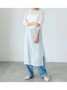 【テチチ/Te chichi】のシアーカットワンピース 人気、トレンドファッション・服の通販 founy(ファニー) ファッション Fashion レディースファッション WOMEN ワンピース Dress おすすめ Recommend シアー Sheer スリット Slit |ID:prp329100004137737