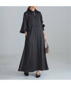 【イエナ/IENA】のドロストカラー ワンピース 人気、トレンドファッション・服の通販 founy(ファニー) ファッション Fashion レディースファッション WOMEN ワンピース Dress 2024年 2024 2024-2025秋冬・A/W Aw/Autumn/Winter/Fw/Fall/2024-2025 サテン Satin ドローストリング Drawstring ビッグ Big フロント Front thumbnail ブラック|ID: prp329100004137827 ipo3291000000028342221