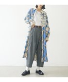 【ミルクフェド/MILKFED.】のPLAID PATCHWORK SHIRT DRESS LtBLUE|ID: prp329100004137832 ipo3291000000028342293