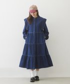 【ミルクフェド/MILKFED.】のDENIM TIERED DRESS 人気、トレンドファッション・服の通販 founy(ファニー) ファッション Fashion レディースファッション WOMEN ワンピース Dress ドレス Party Dresses おすすめ Recommend ガウン Gown スクエア Square スリーブ Sleeve デニム Denim バランス Balance ロング Long thumbnail LtINDIGO|ID: prp329100004137834 ipo3291000000028342310