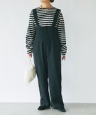 【アンディコール/un dix cors】の《スリットで綺麗見せ・着回し》ツイルサロペット 人気、トレンドファッション・服の通販 founy(ファニー) ファッション Fashion レディースファッション WOMEN ワンピース Dress サロペット Salopette インナー Inner ウェーブ Wave 秋 Autumn/Fall カットソー Cut And Sew サロペ Salope サロペット Overalls シルケット Mercerization ジャケット Jacket ストレート Straight スリット Slit ポケット Pocket 冬 Winter おすすめ Recommend thumbnail ブラック|ID: prp329100004137838 ipo3291000000028342341