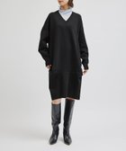 【ロペ/ROPE'】のキュプラポリエステルタックフォルムワンピース 人気、トレンドファッション・服の通販 founy(ファニー) ファッション Fashion レディースファッション WOMEN ワンピース Dress A/W・秋冬 Aw・Autumn/Winter・Fw・Fall-Winter ドレープ Drape パープル Purple フォルム Form フロント Front thumbnail ブラック(01)|ID: prp329100004137854 ipo3291000000028342485