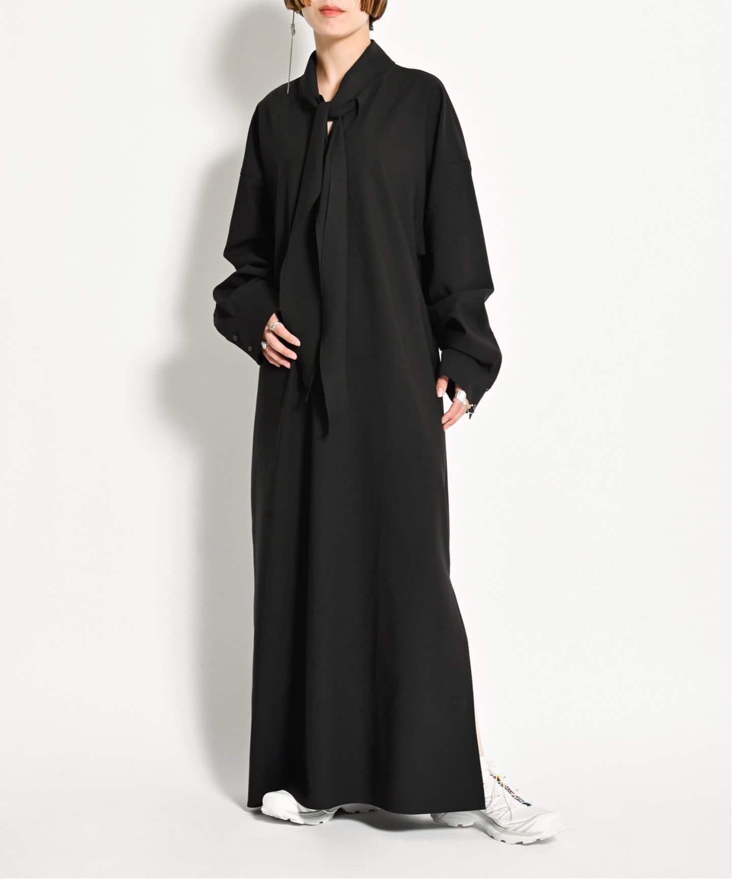 【シティーショップ/CITYSHOP】のLONG TORO TIE DRESS ワンピース 人気、トレンドファッション・服の通販 founy(ファニー) 　ファッション　Fashion　レディースファッション　WOMEN　ワンピース　Dress　ドレス　Party Dresses　2024年　2024　2024-2025秋冬・A/W　Aw/Autumn/Winter/Fw/Fall/2024-2025　クラシック　Classic　バランス　Balance　マキシ　Maxi　切替　Switching　 other-1|ID: prp329100004137859 ipo3291000000028597026