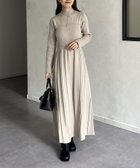 【ゼヴォン/Thevon】のハイネックビスチェ切替ニットワンピース 人気、トレンドファッション・服の通販 founy(ファニー) ファッション Fashion レディースファッション WOMEN ワンピース Dress ニットワンピース Knit Dresses 2024年 2024 2024-2025秋冬・A/W Aw/Autumn/Winter/Fw/Fall/2024-2025 ジャケット Jacket スニーカー Sneakers スリット Slit ダウン Down トレンド Trend ハイネック High Neck ビスチェ Bustier ブルゾン Blouson 冬 Winter 切替 Switching 定番 Standard 秋 Autumn/Fall thumbnail グレージュ|ID: prp329100004137883 ipo3291000000028342822