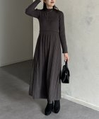 【ゼヴォン/Thevon】のハイネックビスチェ切替ニットワンピース 人気、トレンドファッション・服の通販 founy(ファニー) ファッション Fashion レディースファッション WOMEN ワンピース Dress ニットワンピース Knit Dresses 2024年 2024 2024-2025秋冬・A/W Aw/Autumn/Winter/Fw/Fall/2024-2025 ジャケット Jacket スニーカー Sneakers スリット Slit ダウン Down トレンド Trend ハイネック High Neck ビスチェ Bustier ブルゾン Blouson 冬 Winter 切替 Switching 定番 Standard 秋 Autumn/Fall thumbnail チャコールグレー|ID: prp329100004137883 ipo3291000000028342824