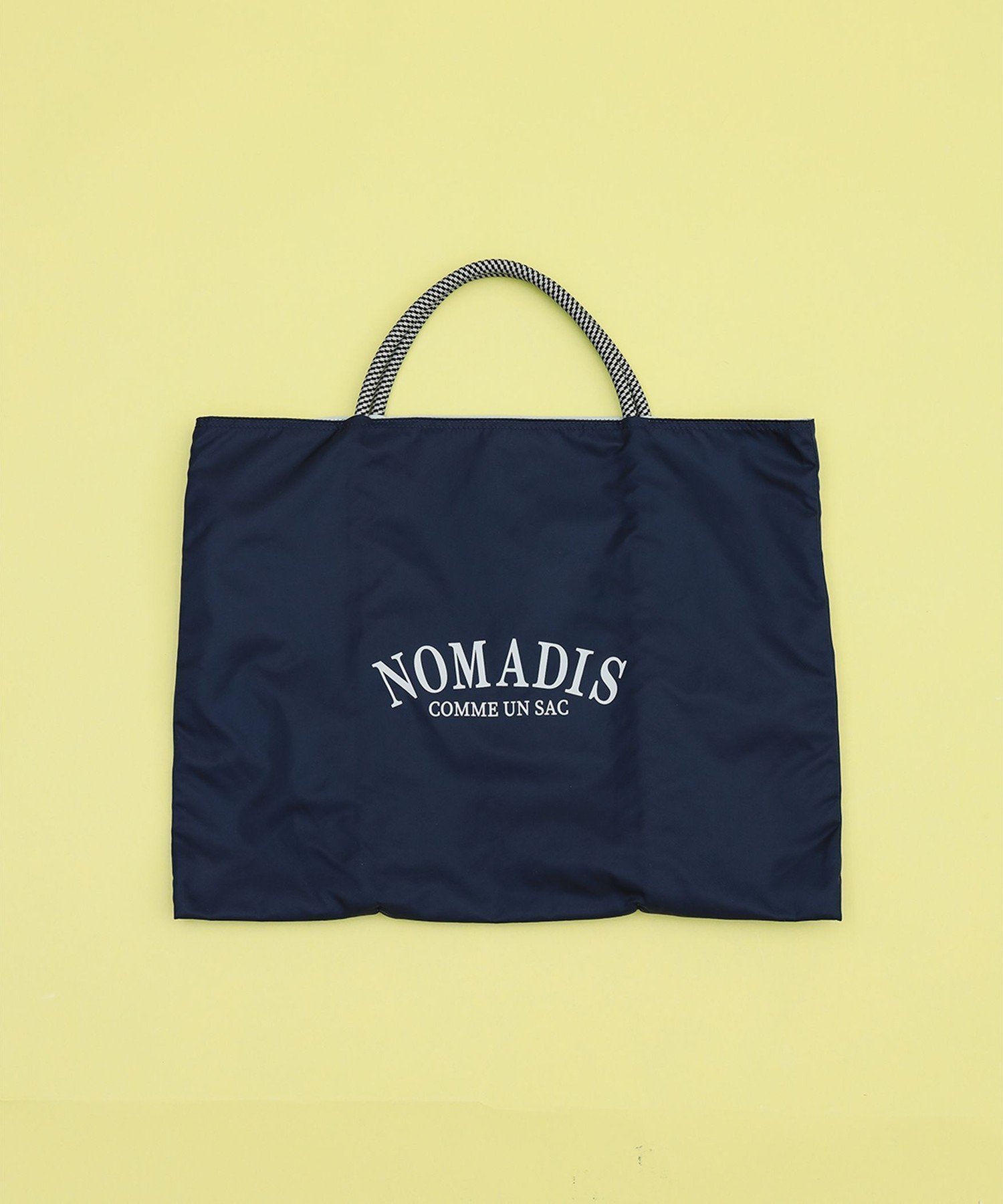 【デミルクス ビームス/Demi-Luxe BEAMS】のNOMADIS * Demi-Luxe BEAMS / 別注 SAC リバーシブル ロゴトートバッグ インテリア・キッズ・メンズ・レディースファッション・服の通販 founy(ファニー) 　ファッション　Fashion　レディースファッション　WOMEN　バッグ　Bag　コレクション　Collection　バランス　Balance　リバーシブル　Reversible　人気　Popularity　別注　Special Order　NAVY*LT.BLUE|ID: prp329100004137975 ipo3291000000028343947