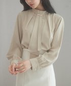 【セゾンドパピヨン/SAISON DE PAPILLON】のスタンドカラー長袖ブラウス 人気、トレンドファッション・服の通販 founy(ファニー) ファッション Fashion レディースファッション WOMEN トップス・カットソー Tops/Tshirt シャツ/ブラウス Shirts/Blouses エレガント 上品 Elegant オケージョン Occasion スタンド Stand 長袖 Long Sleeve パール Pearl ワーク Work おすすめ Recommend thumbnail ベージュ|ID: prp329100004138226 ipo3291000000029511172