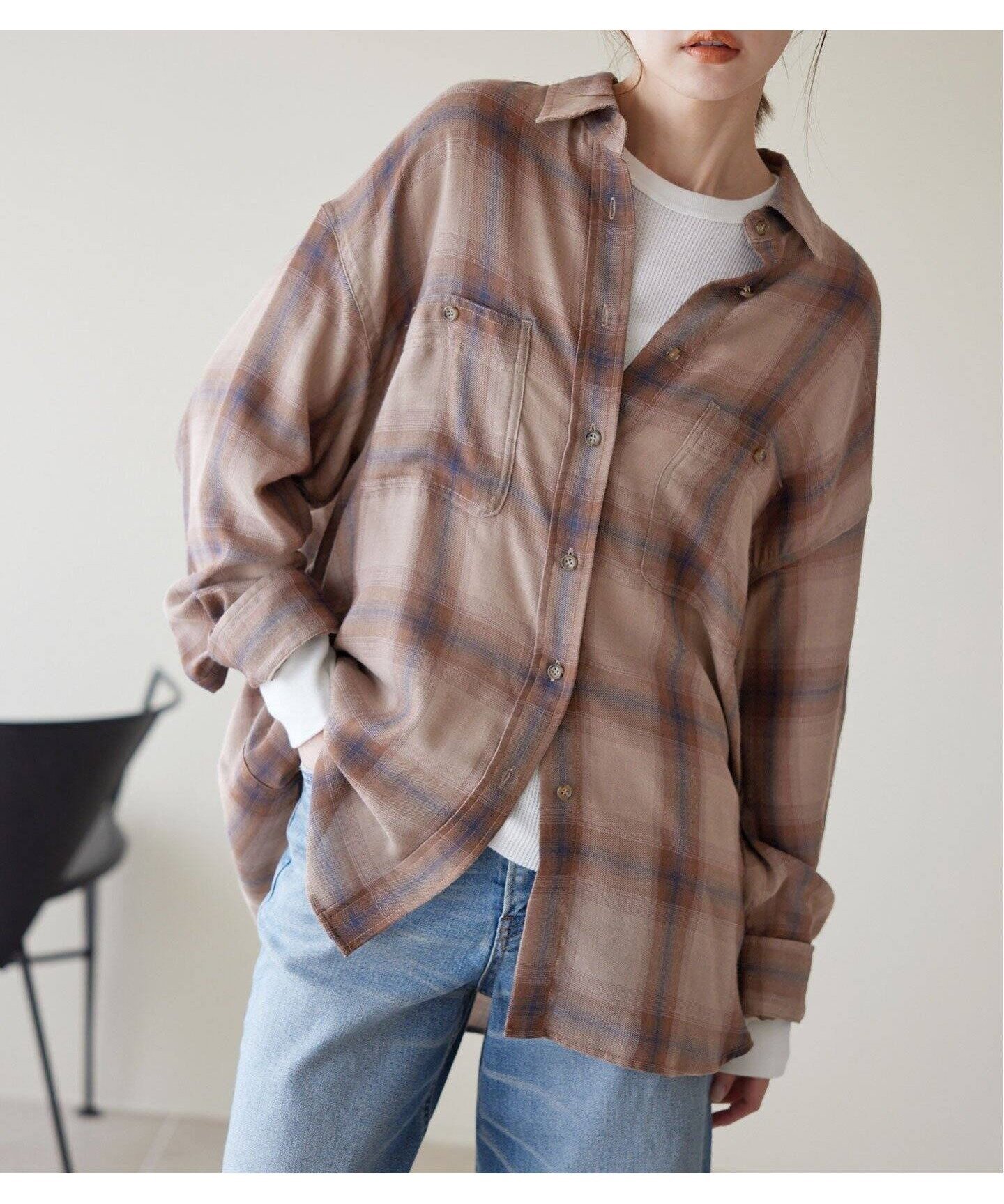 【スローブ イエナ/SLOBE IENA】の《追加》ビエラチェックルーズシャツ 人気、トレンドファッション・服の通販 founy(ファニー) 　ファッション　Fashion　レディースファッション　WOMEN　トップス・カットソー　Tops/Tshirt　シャツ/ブラウス　Shirts/Blouses　2024年　2024　2024-2025秋冬・A/W　Aw/Autumn/Winter/Fw/Fall/2024-2025　 other-1|ID: prp329100004138267 ipo3291000000028889006