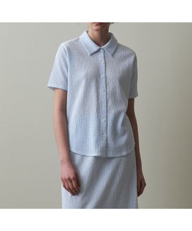 【ビューティ&ユース ユナイテッドアローズ/BEAUTY&YOUTH / UNITED ARROWS】 Steven Alan クレープ チェック ハーフスリーブ シャツ人気、トレンドファッション・服の通販 founy(ファニー) ファッション Fashion レディースファッション WOMEN トップス・カットソー Tops/Tshirt シャツ/ブラウス Shirts/Blouses S/S・春夏 Ss・Spring/Summer おすすめ Recommend キャミソール Camisole スリーブ Sleeve セットアップ Set Up タンク Tank チェック Check ハーフ Half 夏 Summer 春 Spring |ID:prp329100004138279