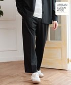 【グローバルワーク/GLOBAL WORK / MEN】のアーバンクリーンワイドパンツ/115867 人気、トレンドファッション・服の通販 founy(ファニー) ファッション Fashion メンズファッション MEN ボトムス Bottoms/Men ジャケット Jacket ストレッチ Stretch スラックス Slacks テーパード Tapered パターン Pattern リラックス Relax ワイド Wide thumbnail ブラック09|ID: prp329100004138361 ipo3291000000028734761