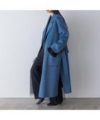 【ローリーズファーム/LOWRYS FARM】のウールリバーBIGコート 人気、トレンドファッション・服の通販 founy(ファニー) ファッション Fashion レディースファッション WOMEN アウター Coat Outerwear コート Coats バランス Balance マキシ Maxi 再入荷 Restock/Back In Stock/Re Arrival thumbnail ブルー85|ID: prp329100004138605 ipo3291000000028360687