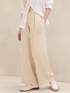 【バナナリパブリック ファクトリーストア/BANANA REPUBLIC FACTORY STORE】のBANANA REPUBLIC FACTORY STORE テンセル(TM)ワイドパンツ 人気、トレンドファッション・服の通販 founy(ファニー) ファッション Fashion レディースファッション WOMEN パンツ Pants エレガント 上品 Elegant ポケット Pocket ワイド Wide thumbnail OYSTER_PEARL|ID: prp329100004138793 ipo3291000000028628527