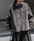 【アーバンリサーチ ドアーズ/URBAN RESEARCH DOORS】のFORK SPOON ボアノーカラーブルゾン 人気、トレンドファッション・服の通販 founy(ファニー) ファッション Fashion レディースファッション WOMEN アウター Coat Outerwear ブルゾン Blouson/Jackets 2024年 2024 2024-2025秋冬・A/W Aw/Autumn/Winter/Fw/Fall/2024-2025 A/W・秋冬 Aw・Autumn/Winter・Fw・Fall-Winter 冬 Winter オケージョン Occasion ショート Short デニム Denim ベーシック Basic ワイド Wide 今季 This Season 定番 Standard thumbnail CHARCOAL|ID: prp329100004138804 ipo3291000000028738548