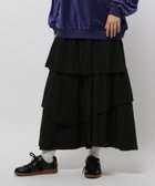 【ニコアンド/niko and】のランダムヘムティアードスカート 人気、トレンドファッション・服の通販 founy(ファニー) ファッション Fashion レディースファッション WOMEN スカート Skirt ティアードスカート Tiered Skirts おすすめ Recommend アシンメトリー Asymmetry スウェット Sweat ティアード Tiered フリル Frills 秋 Autumn/Fall thumbnail ブラック19|ID: prp329100004138834 ipo3291000000028493454