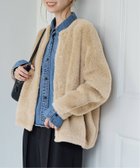 【ジャーナルスタンダード/JOURNAL STANDARD】のダブルフェイスフェザークルーネックカーディガン 人気、トレンドファッション・服の通販 founy(ファニー) ファッション Fashion レディースファッション WOMEN トップス・カットソー Tops/Tshirt カーディガン Cardigans 2024年 2024 2024-2025秋冬・A/W Aw/Autumn/Winter/Fw/Fall/2024-2025 カーディガン Cardigan ダブル Double ドット Dot フェイス Face フェザー Feather フェザーヤーン Feather Yarn フロント Front ボトム Bottom 冬 Winter 春 Spring 秋 Autumn/Fall thumbnail ベージュ|ID: prp329100004138911 ipo3291000000028922498