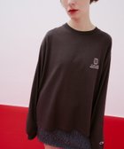 【アダム エ ロペ/ADAM ET ROPE'】の【Champion for ADAM ET ROPE 】別注LOGO L/S T-SHIRT ブラック(01)|ID: prp329100004138925 ipo3291000000028905013