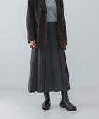 【アーバンリサーチ/URBAN RESEARCH】の梳毛ライクプリーツスカート 人気、トレンドファッション・服の通販 founy(ファニー) ファッション Fashion レディースファッション WOMEN スカート Skirt プリーツスカート Pleated Skirts 2024年 2024 2024-2025秋冬・A/W Aw/Autumn/Winter/Fw/Fall/2024-2025 A/W・秋冬 Aw・Autumn/Winter・Fw・Fall-Winter 冬 Winter おすすめ Recommend シャンブレー Chambray ソックス Socks タイツ Tights トレンド Trend バランス Balance フレア Flare プリーツ Pleats ロング Long thumbnail CHARCOAL|ID: prp329100004138995 ipo3291000000028489529