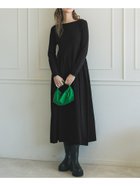 【コカ/COCA】のボートネックニットワンピース 人気、トレンドファッション・服の通販 founy(ファニー) ファッション Fashion レディースファッション WOMEN ワンピース Dress ニットワンピース Knit Dresses フレア Flare ベーシック Basic ポケット Pocket thumbnail Black|ID: prp329100004139008 ipo3291000000028364417