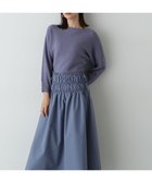 【エヌ ナチュラルビューティーベーシック/N.Natural Beauty basic】のドルマンニットドッキングワンピース 人気、トレンドファッション・服の通販 founy(ファニー) ファッション Fashion レディースファッション WOMEN ワンピース Dress ギャザー Gather シャーリング Shirring ドッキング Docking バランス Balance リボン Ribbon thumbnail ブルー|ID: prp329100004139046 ipo3291000000028364793