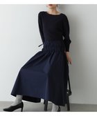 【エヌ ナチュラルビューティーベーシック/N.Natural Beauty basic】のドルマンニットドッキングワンピース 人気、トレンドファッション・服の通販 founy(ファニー) ファッション Fashion レディースファッション WOMEN ワンピース Dress ギャザー Gather シャーリング Shirring ドッキング Docking バランス Balance リボン Ribbon thumbnail ネイビー|ID: prp329100004139046 ipo3291000000028364796