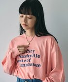 【コーエン/COEN】のピグメントロゴプリントロングスリーブTシャツ 人気、トレンドファッション・服の通販 founy(ファニー) ファッション Fashion レディースファッション WOMEN トップス・カットソー Tops/Tshirt シャツ/ブラウス Shirts/Blouses ロング / Tシャツ T-Shirts ガーリー Girly ギャザー Gather クラシカル Classical スリーブ Sleeve メランジ Melange ロング Long 長袖 Long Sleeve thumbnail LT.PINK|ID: prp329100004139118 ipo3291000000028568808