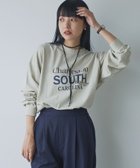 【コーエン/COEN】のピグメントロゴプリントロングスリーブTシャツ BEIGE|ID: prp329100004139118 ipo3291000000028899187