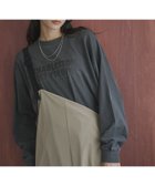 【コーエン/COEN】のピグメントロゴプリントロングスリーブTシャツ DK.GRAY|ID: prp329100004139118 ipo3291000000028899193