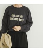 【その他のブランド/Other】のロゴロングTシャツ 人気、トレンドファッション・服の通販 founy(ファニー) ファッション Fashion レディースファッション WOMEN トップス・カットソー Tops/Tshirt シャツ/ブラウス Shirts/Blouses ロング / Tシャツ T-Shirts 2024年 2024 2024-2025秋冬・A/W Aw/Autumn/Winter/Fw/Fall/2024-2025 A/W・秋冬 Aw・Autumn/Winter・Fw・Fall-Winter 冬 Winter シンプル Simple スリーブ Sleeve フロント Front ロング Long 定番 Standard thumbnail CHA|ID: prp329100004139180 ipo3291000000028900810