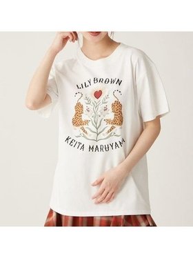 【リリーブラウン/Lily Brown】の【LILY BROWN*KEITA MARUYAMA】グラフィックTシャツ 人気、トレンドファッション・服の通販 founy(ファニー) ファッション Fashion レディースファッション WOMEN トップス・カットソー Tops/Tshirt シャツ/ブラウス Shirts/Blouses ロング / Tシャツ T-Shirts カットソー Cut And Sew グラフィック Graphic コレクション Collection スペシャル Special 人気 Popularity プリント Print ルーズ Loose |ID:prp329100004139242