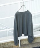 【フリークスストア/FREAK'S STORE】のクロップド丈 ロングスリーブ トップス(ロンT)【限定展開】 24AW 人気、トレンドファッション・服の通販 founy(ファニー) ファッション Fashion レディースファッション WOMEN トップス・カットソー Tops/Tshirt ロング / Tシャツ T-Shirts 2024年 2024 2024-2025秋冬・A/W Aw/Autumn/Winter/Fw/Fall/2024-2025 A/W・秋冬 Aw・Autumn/Winter・Fw・Fall-Winter 冬 Winter クロップド Cropped ショート Short スリーブ Sleeve トレンド Trend ビッグ Big ポケット Pocket ロング Long thumbnail ブルー|ID: prp329100004139283 ipo3291000000028772857