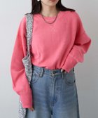 【チャオパニックティピー/CIAOPANIC TYPY】の【15色展開】スウェットライクニット サーモンピンク|ID: prp329100004139337 ipo3291000000028740336