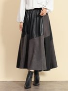 【ヴァン/Vin】のランダム切り替えフレアスカート 人気、トレンドファッション・服の通販 founy(ファニー) ファッション Fashion レディースファッション WOMEN スカート Skirt Aライン/フレアスカート Flared A-Line Skirts A/W・秋冬 Aw・Autumn/Winter・Fw・Fall-Winter エレガント 上品 Elegant シルバー Silver フェイクレザー Faux Leather フレア Flare ランダム Random 軽量 Lightweight thumbnail ブラック|ID: prp329100004139723 ipo3291000000028770019