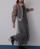 【センスオブプレイス/SENSE OF PLACE by URBAN RESEARCH】のチュールレイヤードキャミワンピース 人気、トレンドファッション・服の通販 founy(ファニー) ファッション Fashion レディースファッション WOMEN ワンピース Dress キャミワンピース No Sleeve Dresses 2024年 2024 2024-2025秋冬・A/W Aw/Autumn/Winter/Fw/Fall/2024-2025 A/W・秋冬 Aw・Autumn/Winter・Fw・Fall-Winter 冬 Winter キャミワンピース Cami Dress チュール Tulle トレンド Trend ドローコード Draw Cord フロント Front ラップ Wrap thumbnail CHARCOAL|ID: prp329100004139864 ipo3291000000028381992