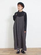 【サマンサモスモス/Samansa Mos2】の【Slow linen】柄アソートキャミワンピース グレー|ID: prp329100004139869 ipo3291000000028382025