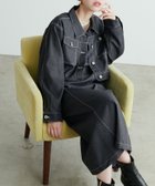 【ナチュラルクチュール/natural couture】のデニム風ビスチェキャミワンピース 人気、トレンドファッション・服の通販 founy(ファニー) ファッション Fashion レディースファッション WOMEN ワンピース Dress キャミワンピース No Sleeve Dresses 2024年 2024 2024-2025秋冬・A/W Aw/Autumn/Winter/Fw/Fall/2024-2025 キャミワンピース Cami Dress コンパクト Compact シャーリング Shirring ショート Short デニム Denim トレンド Trend フィット Fit ブルゾン Blouson リブニット Rib Knit ロング Long thumbnail ブラック|ID: prp329100004139889 ipo3291000000028512072