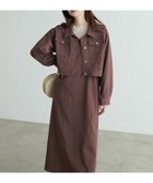 【ナチュラルクチュール/natural couture】のデニム風ビスチェキャミワンピース 人気、トレンドファッション・服の通販 founy(ファニー) ファッション Fashion レディースファッション WOMEN ワンピース Dress キャミワンピース No Sleeve Dresses 2024年 2024 2024-2025秋冬・A/W Aw/Autumn/Winter/Fw/Fall/2024-2025 キャミワンピース Cami Dress コンパクト Compact シャーリング Shirring ショート Short デニム Denim トレンド Trend フィット Fit ブルゾン Blouson リブニット Rib Knit ロング Long thumbnail ブラウン|ID: prp329100004139889 ipo3291000000028512074