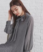 【インデックス/INDEX】のリボンベルト2WAY プリーツワンピース【洗濯機洗い可】 人気、トレンドファッション・服の通販 founy(ファニー) ファッション Fashion レディースファッション WOMEN ワンピース Dress ベルト Belts ジョーゼット Georgette プリーツ Pleats リボン Ribbon thumbnail ブラック|ID: prp329100004139917 ipo3291000000028382729