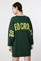 【ロデオクラウンズワイドボウル/RODEO CROWNS WIDE BOWL】のスウェットライクロゴニットワンピース 人気、トレンドファッション・服の通販 founy(ファニー) ファッション Fashion レディースファッション WOMEN ワンピース Dress ニットワンピース Knit Dresses スウェット Sweat ポケット Pocket thumbnail D/GRN3|ID: prp329100004139922 ipo3291000000028382782