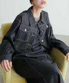 【ナチュラルクチュール/natural couture】のデニム風ショート丈ブルゾン 人気、トレンドファッション・服の通販 founy(ファニー) ファッション Fashion レディースファッション WOMEN アウター Coat Outerwear ブルゾン Blouson/Jackets 2024年 2024 2024-2025秋冬・A/W Aw/Autumn/Winter/Fw/Fall/2024-2025 インナー Inner クロップド Cropped コンパクト Compact ショート Short ジャケット Jacket スラックス Slacks デニム Denim ブルゾン Blouson ポケット Pocket マーメイド Mermaid ミックス Mix ロング Long thumbnail ブラック|ID: prp329100004139989 ipo3291000000028714996