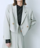 【センスオブプレイス/SENSE OF PLACE by URBAN RESEARCH】のショートテーラードジャケット 人気、トレンドファッション・服の通販 founy(ファニー) ファッション Fashion レディースファッション WOMEN アウター Coat Outerwear ジャケット Jackets テーラードジャケット Tailored Jackets 2024年 2024 2024春夏・S/S Ss,Spring/Summer,2024 S/S・春夏 Ss・Spring/Summer おすすめ Recommend インナー Inner オケージョン Occasion ショート Short ジャケット Jacket セットアップ Set Up ツイル Twill トレンド Trend 夏 Summer thumbnail IVORY|ID: prp329100004140027 ipo3291000000028901340