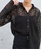 【イエナ/IENA】のラッセルレースシャツ 人気、トレンドファッション・服の通販 founy(ファニー) ファッション Fashion レディースファッション WOMEN トップス・カットソー Tops/Tshirt シャツ/ブラウス Shirts/Blouses 2024年 2024 2024-2025秋冬・A/W Aw/Autumn/Winter/Fw/Fall/2024-2025 インナー Inner カットオフ Cut Off ラッセル Russell リーフ Leaf レース Race thumbnail ブラック|ID: prp329100004140150 ipo3291000000028388012