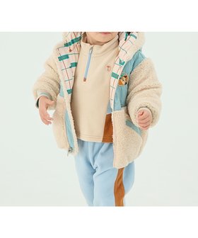 【モイモルン/moimoln / KIDS】の【リバーシブル】ペインターワッペンダウン 人気、トレンドファッション・服の通販 founy(ファニー) ファッション Fashion キッズファッション KIDS おすすめ Recommend ダウン Down チェック Check リバーシブル Reversible |ID:prp329100004140161