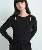 【ドレステリア/DRESSTERIOR】のcut-out lame top 人気、トレンドファッション・服の通販 founy(ファニー) ファッション Fashion レディースファッション WOMEN ワンピース Dress 2024年 2024 2024-2025秋冬・A/W Aw/Autumn/Winter/Fw/Fall/2024-2025 おすすめ Recommend インナー Inner カッティング Cutting キャミワンピース Cami Dress コンパクト Compact ジャージー Jersey ストレッチ Stretch thumbnail ブラック|ID: prp329100004140261 ipo3291000000028476347