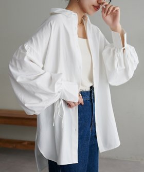 【ディスコート/Discoat】のブロード袖口リボンシャツ 人気、トレンドファッション・服の通販 founy(ファニー) ファッション Fashion レディースファッション WOMEN トップス・カットソー Tops/Tshirt シャツ/ブラウス Shirts/Blouses おすすめ Recommend インナー Inner キャミワンピース Cami Dress スウェット Sweat ストレート Straight スリット Slit ビスチェ Bustier ブロード Broad ベスト Vest リボン Ribbon ロング Long 羽織 Haori |ID:prp329100004140284