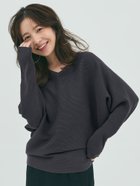 【コカ/COCA】の前後2WAYドルマンVネックニット 人気、トレンドファッション・服の通販 founy(ファニー) ファッション Fashion レディースファッション WOMEN トップス・カットソー Tops/Tshirt ニット Knit Tops Vネック V-Neck シンプル Simple スラックス Slacks デニム Denim 定番 Standard ポケット Pocket ルーズ Loose おすすめ Recommend 2024年 2024 2024-2025秋冬・A/W Aw/Autumn/Winter/Fw/Fall/2024-2025 thumbnail Charcoal|ID: prp329100004140290 ipo3291000000028631075