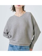 【コカ/COCA】の前後2WAYドルマンVネックニット 人気、トレンドファッション・服の通販 founy(ファニー) ファッション Fashion レディースファッション WOMEN トップス・カットソー Tops/Tshirt ニット Knit Tops Vネック V-Neck シンプル Simple スラックス Slacks デニム Denim 定番 Standard ポケット Pocket ルーズ Loose おすすめ Recommend 2024年 2024 2024-2025秋冬・A/W Aw/Autumn/Winter/Fw/Fall/2024-2025 thumbnail Lt.gray|ID: prp329100004140290 ipo3291000000028631076